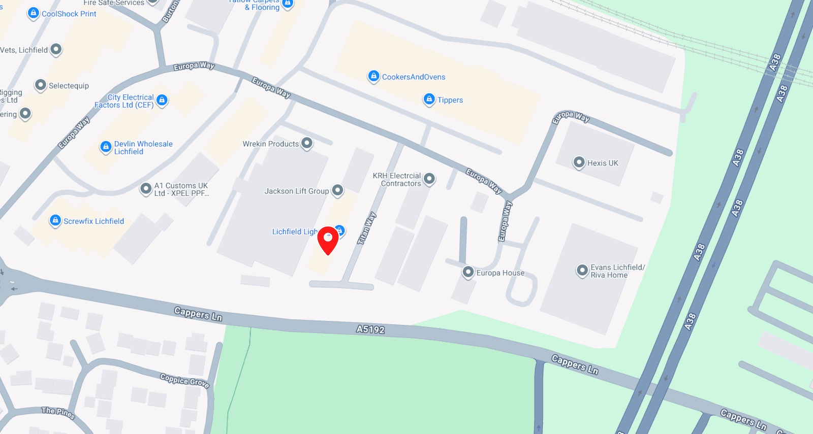 bespoke electrical map